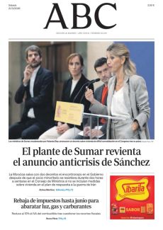 EL PLANTE DE SUMAR REVIENTA EL ANUNCIO ANTICRISIS DE SÁNCHEZ