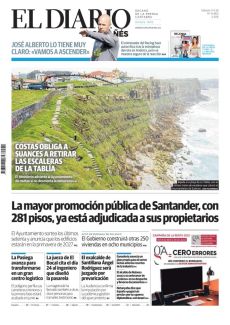 COSTAS OBLIGA A SUANCES A RETIRAR LAS ESCALERAS DE LA TABLÍA