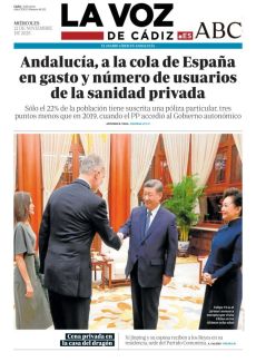 ANDALUCÍA, A LA COLA DE ESPAÑA EN GASTO Y NÚMERO DE USUARIOS DE LA SANIDAD PRIVADA