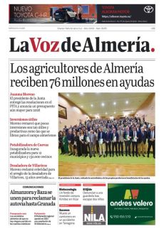 LOS AGRICULTORES DE ALMERÍA RECIBEN 76 MILLONES EN AYUDAS