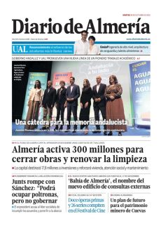 UNA CÁTEDRA PARA LA MEMORIA ANDALUCISTA ALMERÍA ACTIVA 300 MILLONES PARA CERRAR OBRAS Y RENOVAR LA LIMPIEZA