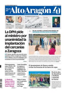LA DPH PIDE AL MINISTRO POR UNANIMIDAD LA IMPLANTACIÓN DEL CERCANÍAS A ZARAGOZA