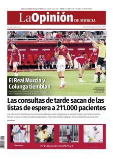 EL REAL MURCIA Y COLUNGA TIEMBLAN