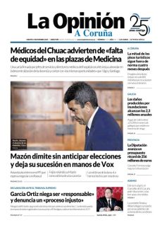MÉDICOS DEL CHUAC ADVIERTEN DE « FALTA DE EQUIDAD » EN LAS PLAZAS DE MEDICINA